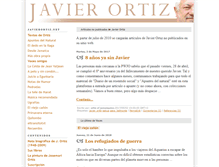 Tablet Screenshot of javierortiz.net